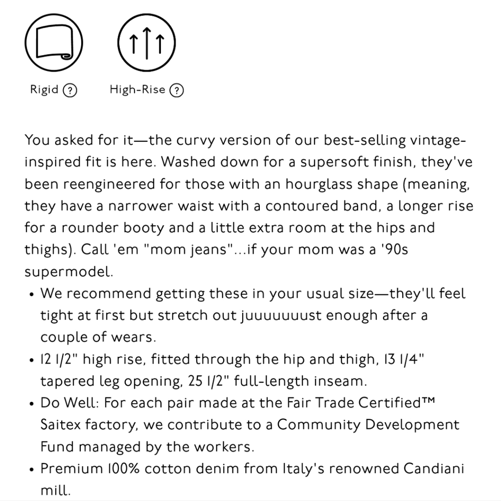 Madewell curvy perfect jean high rise light wash size 28 - Picture 12 of 12